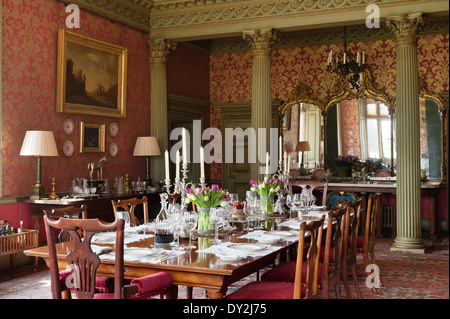 Somptueuse salle à manger Banque D'Images