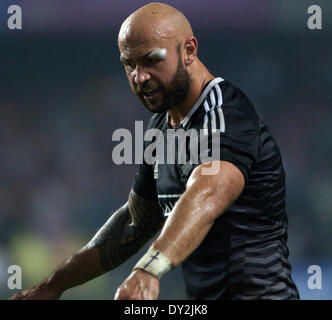 Hong Kong. 30Th Mar, 2014. DJ Forbes au la coupe finale dans 3 jours à Hong Kong Sevens 2014 - Hong Kong Stadium - CISR - Cathay Pacific/HSBC Sevens World Series La Nouvelle-Zélande a gagné la finale contre l'Angleterre par un score de 26-7 © Plus Sport Action/Alamy Live News Banque D'Images