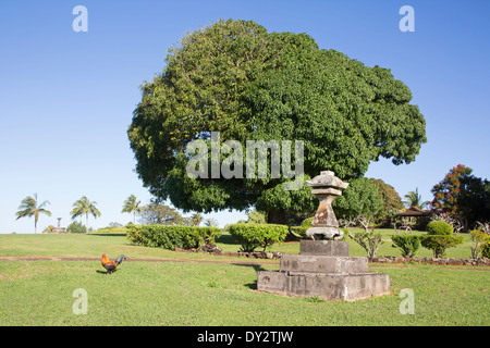 Kukuiolono Park sur Kauai, le jardin de l'île Banque D'Images