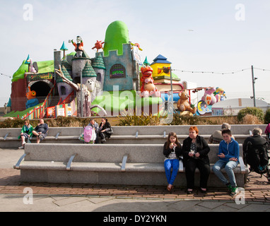 Parc d'amusement pour enfants Joyland attraction loisirs sur le front, Great Yarmouth, Norfolk, Angleterre Banque D'Images