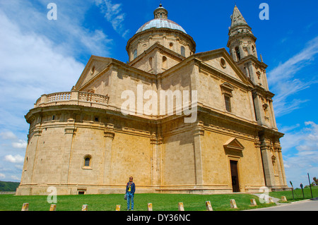 Montepulciano, Madonna di San Biagio église, Province de Sienne, Toscane, Italie, Europe. Banque D'Images