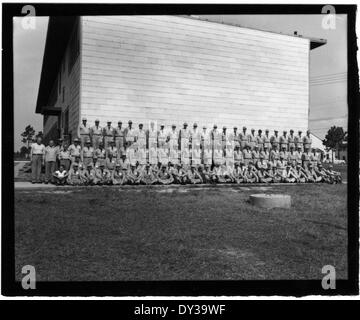 L'école de patrouille - E, USNTS Gulfport, 7-17-50 à 7-21-50. Banque D'Images