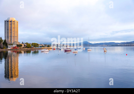 Hôtel Wrest Point tower à Hobart, Tasmanie, Australie, Banque D'Images