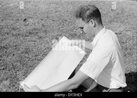 Tatum dôme de sel, Lamar Comté (Mississippi), essai nucléaire, 22 octobre 1964. Banque D'Images