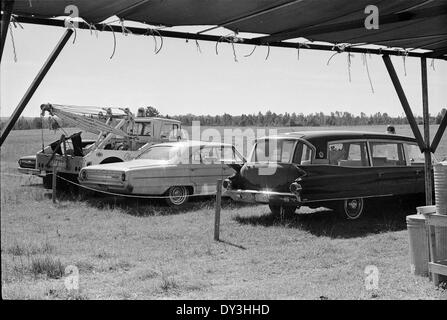 Tatum dôme de sel, Lamar Comté (Mississippi), essai nucléaire, 22 octobre 1964. Banque D'Images