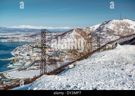 Vue du port Banque D'Images