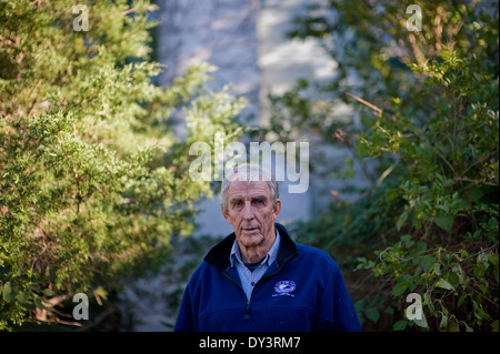 10/31/08 - Auteur Peter Matthiessen à son domicile à Sagaponack, New York le 31 octobre 2008. Matthiessen est décédé le 5 avril 2014 Banque D'Images