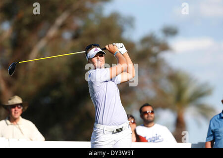 Rancho Mirage, Californie, USA. Le 05 Avr, 2013. Anna Nordqvist de Suède en action au cours de la troisième série de championnat Kraft Nabisco à Mission Hills Country Club de Rancho Mirage, en Californie. Credit : csm/Alamy Live News Banque D'Images