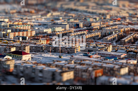 Petropavlovsk-Kamchatsky cityscape Banque D'Images