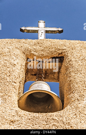 San Lorenzo de Picuris Pueblo Picuris, Mission Church, Nouveau Mexique Banque D'Images