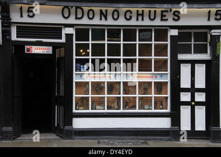 Le célèbre O'Donoghues Pub musique irlandaise à Dublin Banque D'Images