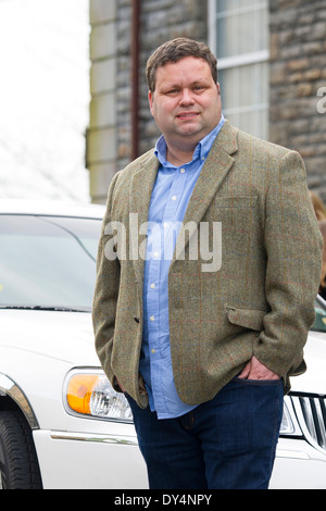 Gagnant d'ITV Britain's Got Talent ténor Britannique Paul Potts. Banque D'Images