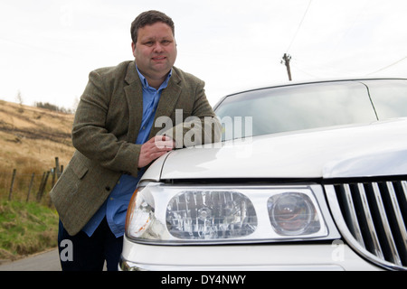 Gagnant d'ITV Britain's Got Talent ténor Britannique Paul Potts. Banque D'Images