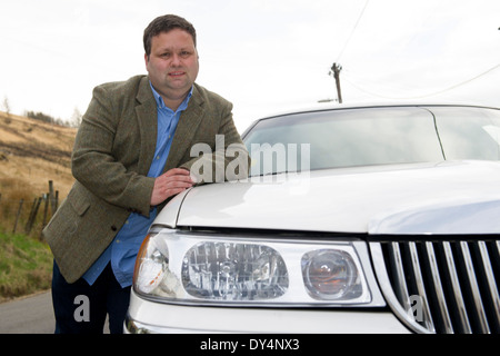 Gagnant d'ITV Britain's Got Talent ténor Britannique Paul Potts. Banque D'Images