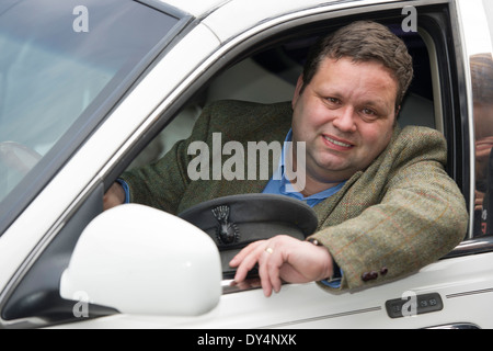 Gagnant d'ITV Britain's Got Talent ténor Britannique Paul Potts. Banque D'Images