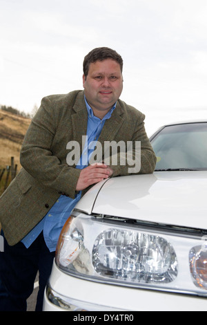 Gagnant d'ITV Britain's Got Talent ténor Britannique Paul Potts. Banque D'Images