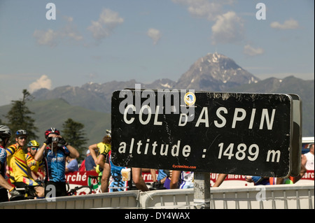 2004 Tour de France Stage 12 Col d'Aspin Banque D'Images