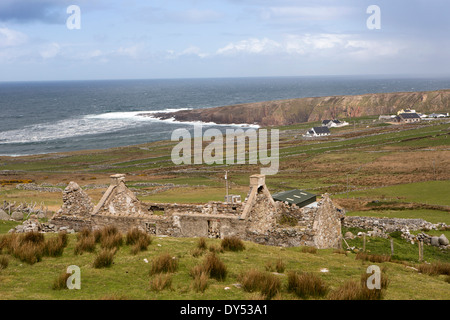 L'Irlande, Co Donegal, Gweedore, Meenalough, The Bloody Foreland Banque D'Images