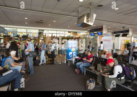 L'aéroport international Ministro Pistarini, également connu sous le nom de l'aéroport international Ezeiza, à Buenos Aires, Argentine. Banque D'Images