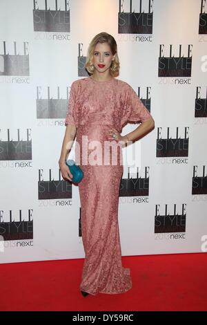 Socialite Peaches Geldof arrive au Style Awards elle à l'Hôtel Savoy à Londres, Angleterre, le 11 février 2013. Photo : Hubert Boesl Banque D'Images