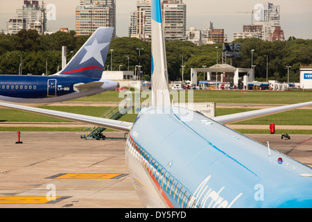 L'aéroport international Ministro Pistarini, également connu sous le nom de l'aéroport international Ezeiza, à Buenos Aires, Argentine. Banque D'Images