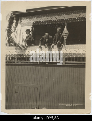 [Le Président Theodore Roosevelt La prestation de discours à l'Grand Canyon, en Arizona] Banque D'Images