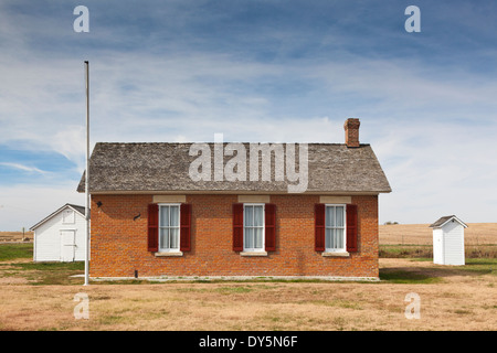 USA, Ohio, Beatrice, Homestead National Monument of America, Freeman School Banque D'Images