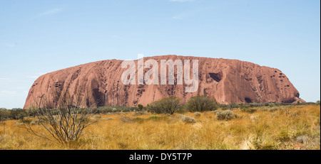 Ayers Rock Australie - Territoire du Nord accueil spirituels Autochtones aborigènes pour portrait Banque D'Images