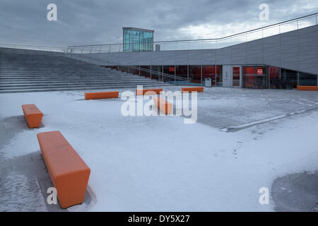 Bibliothèque de Molde Molde (bibliotek), Molde, Norvège. Architecte : 3XN, 2012. Banque D'Images