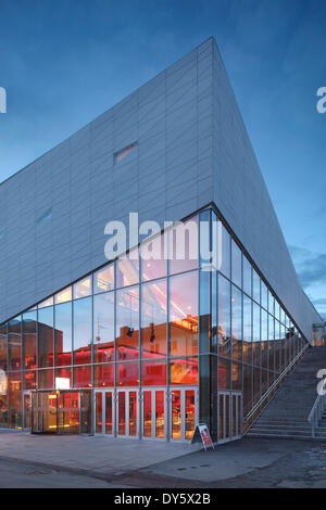 Bibliothèque de Molde Molde (bibliotek), Molde, Norvège. Architecte : 3XN, 2012. Banque D'Images