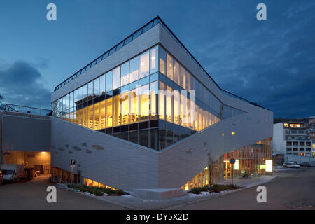 Bibliothèque de Molde Molde (bibliotek), Molde, Norvège. Architecte : 3XN, 2012. Banque D'Images