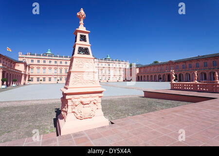 Le château Schloss Rastatt, Rastatt, Forêt Noire, Baden Wurtemberg, Allemagne, Europe Banque D'Images