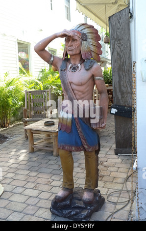 Un magasin de cigares indien à Key West, Floride Banque D'Images