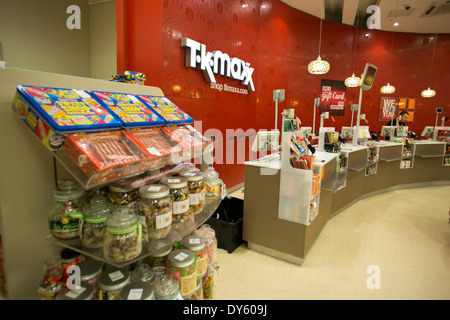 TK Maxx , Church Street , Liverpool. 20/11/13 Banque D'Images