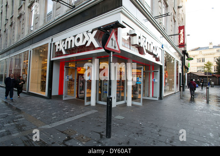 TK Maxx , Church Street , Liverpool. 20/11/13 Banque D'Images