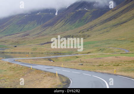 Onundarfjordur, Fjords de l'Ouest, l'Islande, les régions polaires Banque D'Images