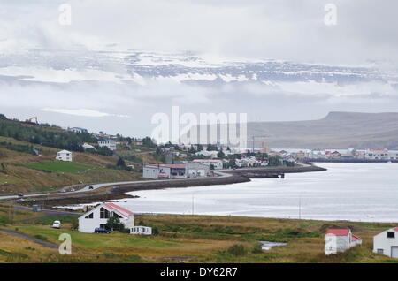 Isafjordur, Islande, Fjords de l'Ouest, régions polaires Banque D'Images