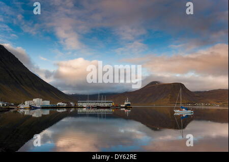 Isafjordur, Islande, Fjords de l'Ouest, régions polaires Banque D'Images