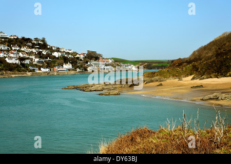 Photographié À PARTIR DE LA VILLE DE SALCOMBE L'Estuaire Banque D'Images