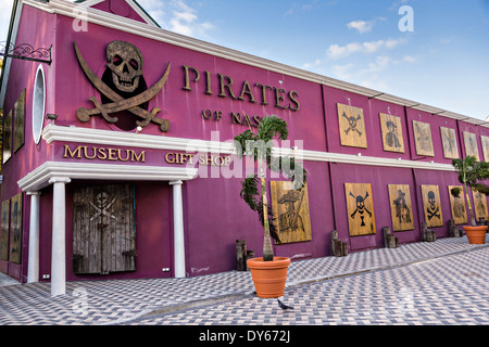 Attraction touristique Musée des pirates de Nassau, aux Bahamas. Banque D'Images