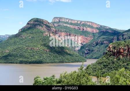 En Afrique du Sud drakensberg près de hoedspruit avec nuages ciel Banque D'Images