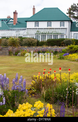 La chambre et le parlement Governers à Port Stanley dans les îles Falkland. Banque D'Images