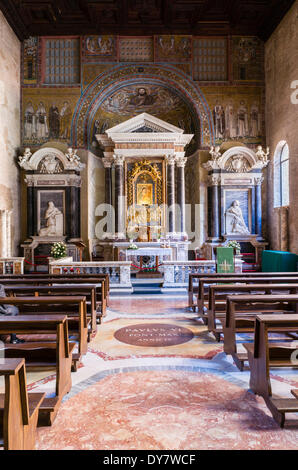 La Cappella di San Venanzio, chapelle St Venantius, basilique patriarcale de Saint Jean de Latran, Latran, Vatican, Rome, Latium Banque D'Images