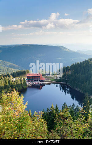 Mummelsee, Forêt-Noire, Bade-Wurtemberg, Allemagne Banque D'Images