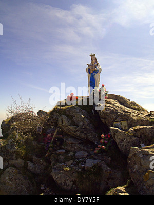 Sur le Camino de Santiago de Compostella Banque D'Images