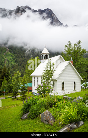 St-Joseph de l'Église catholique romaine à Field, en Colombie-Britannique, Canada. Banque D'Images