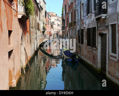 Rio de la toletta, Dorsoduro, Venise, Italie Banque D'Images