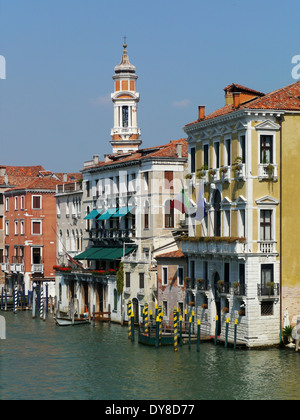 Grand Canal, Venise, Italie Banque D'Images