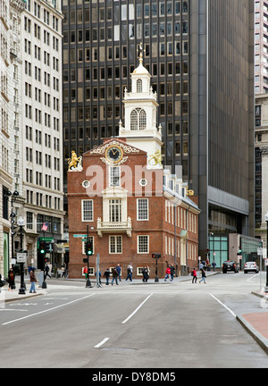 Old State House Boston Banque D'Images
