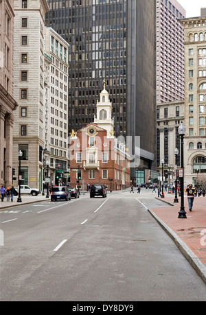 Old State House Boston Banque D'Images